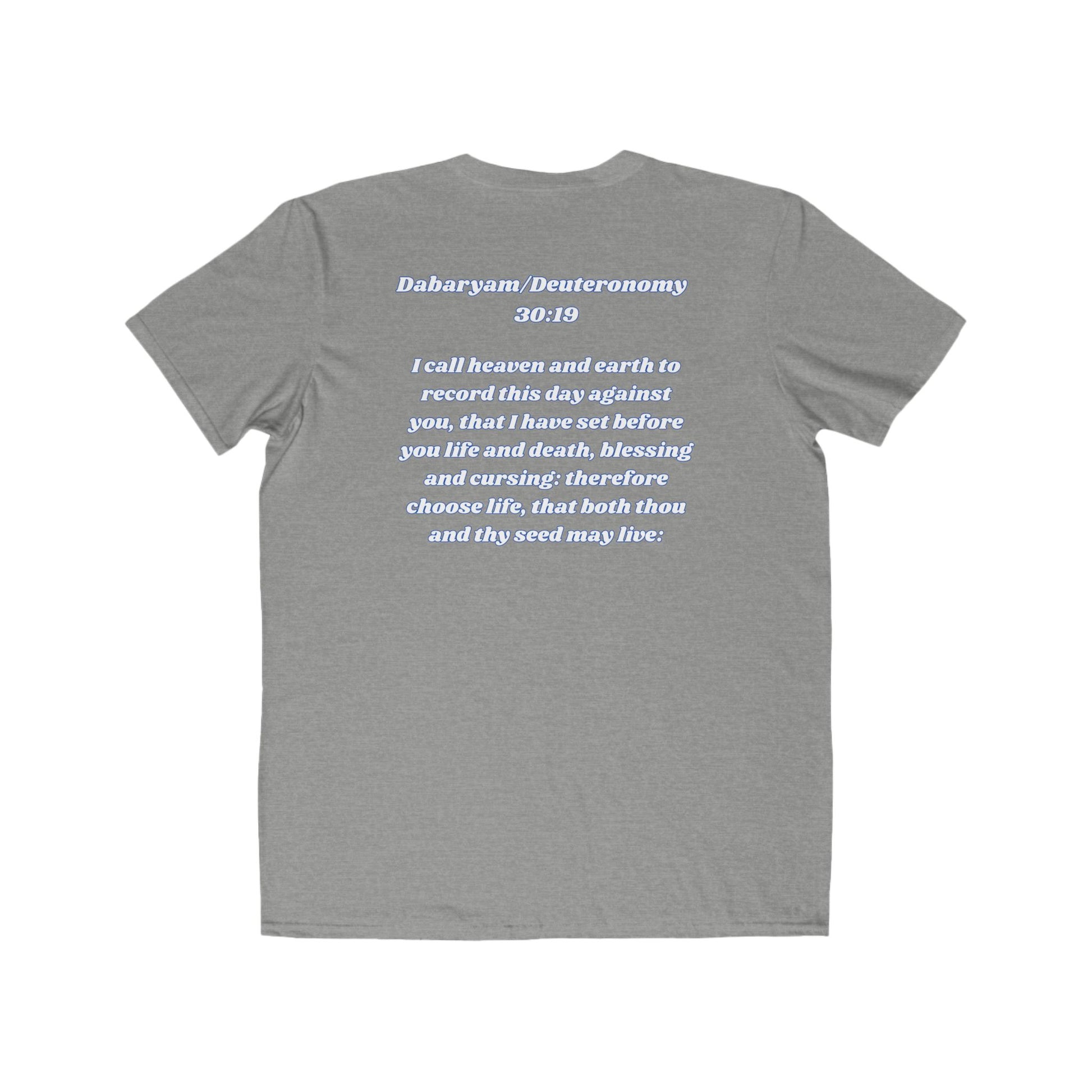 Choose Life Shirt YAHUAH Apparel Scripture-Inspired Tee