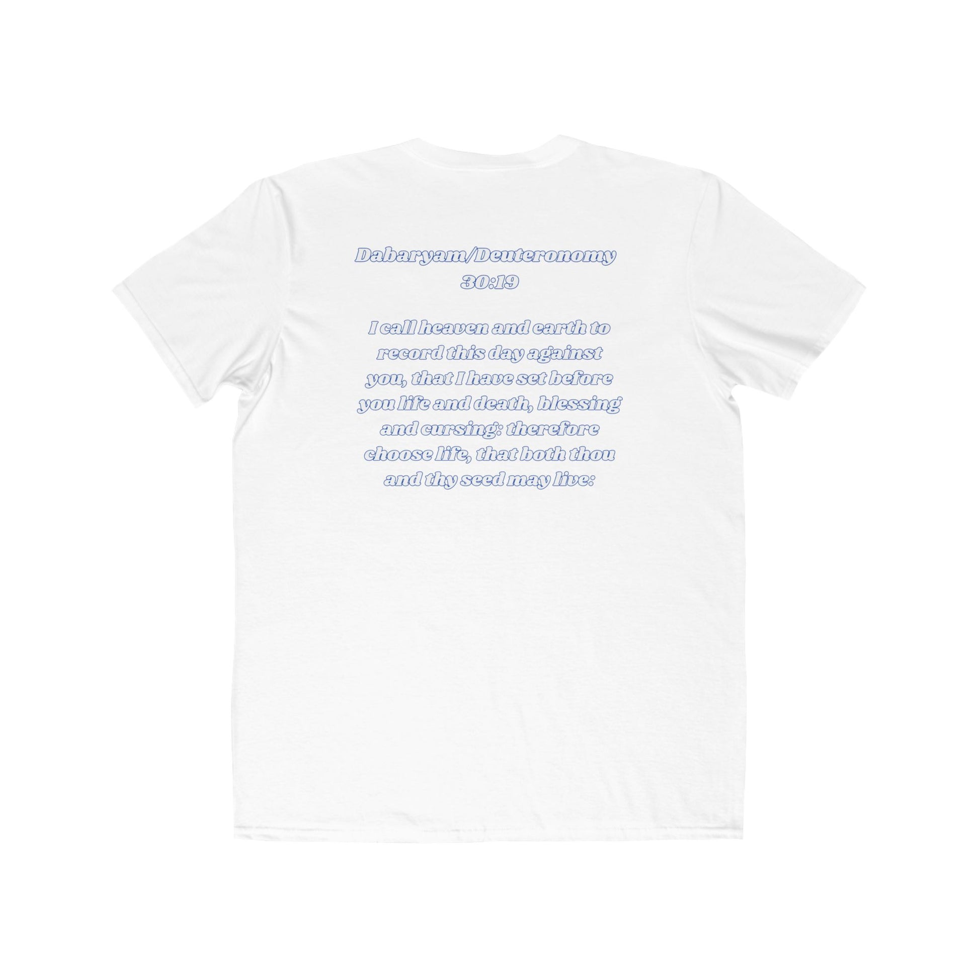Choose Life Shirt YAHUAH Apparel Scripture-Inspired Tee