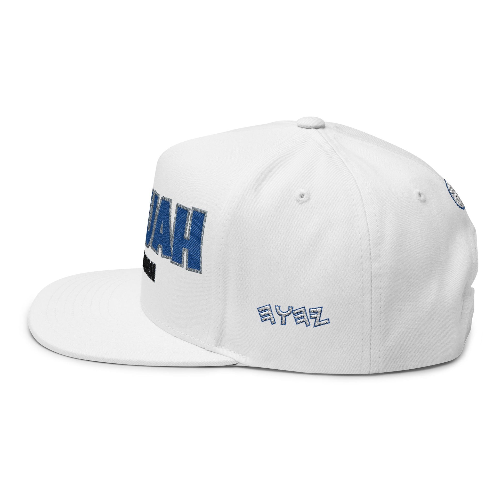 YAHUAH Flat Bill Cap Truth-Based Snapback Embroidered Hat