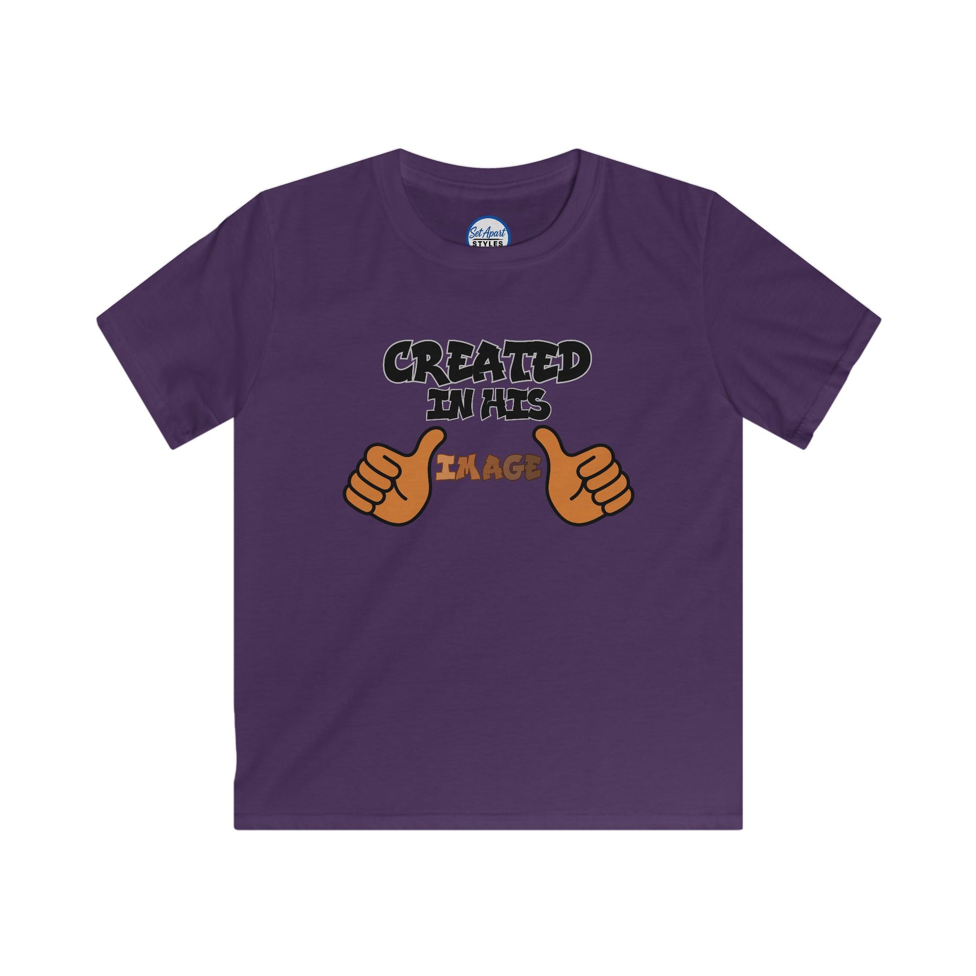 Set-Apart Youth Shirt Created in HIS Image Tee Kids