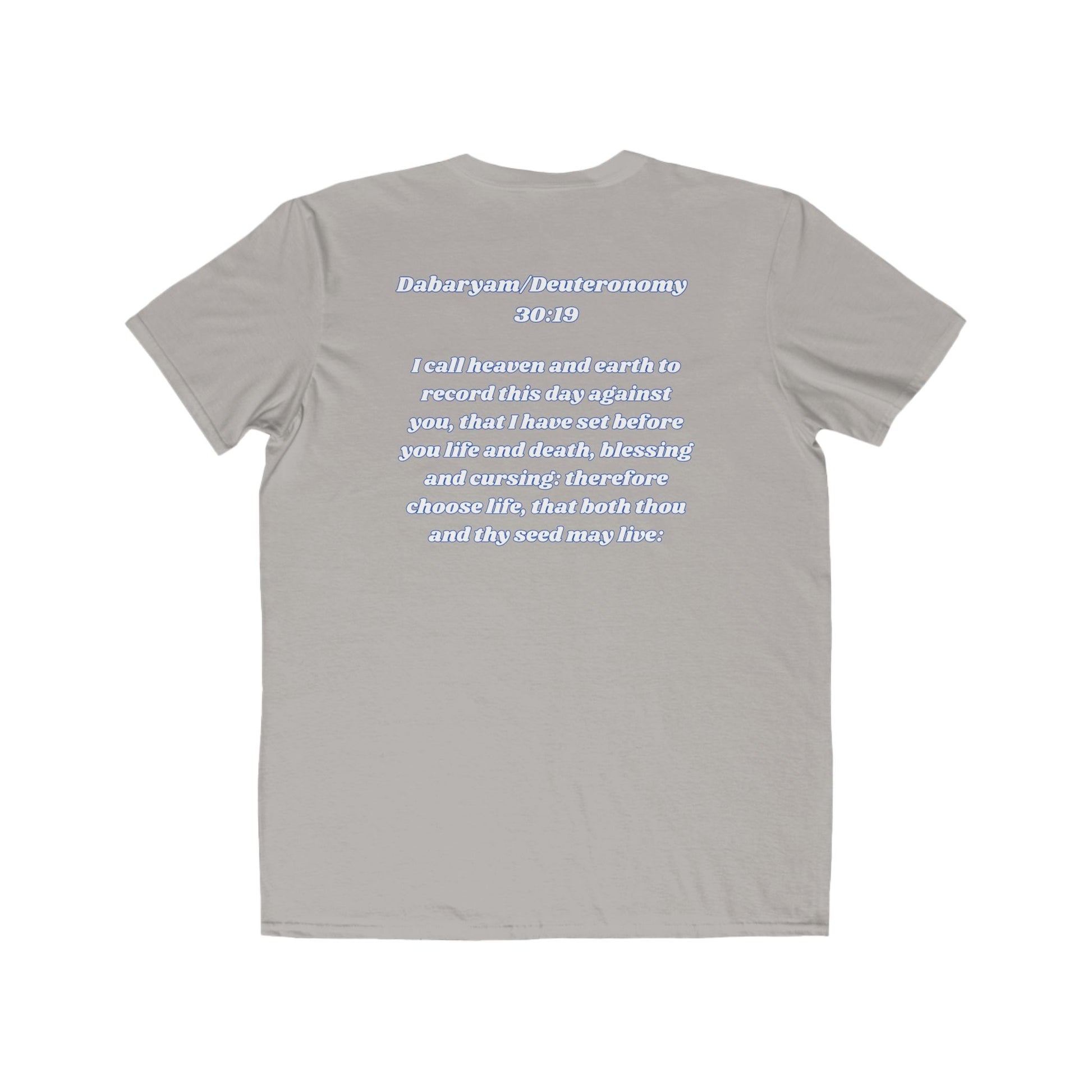 Choose Life Shirt YAHUAH Apparel Scripture-Inspired Tee