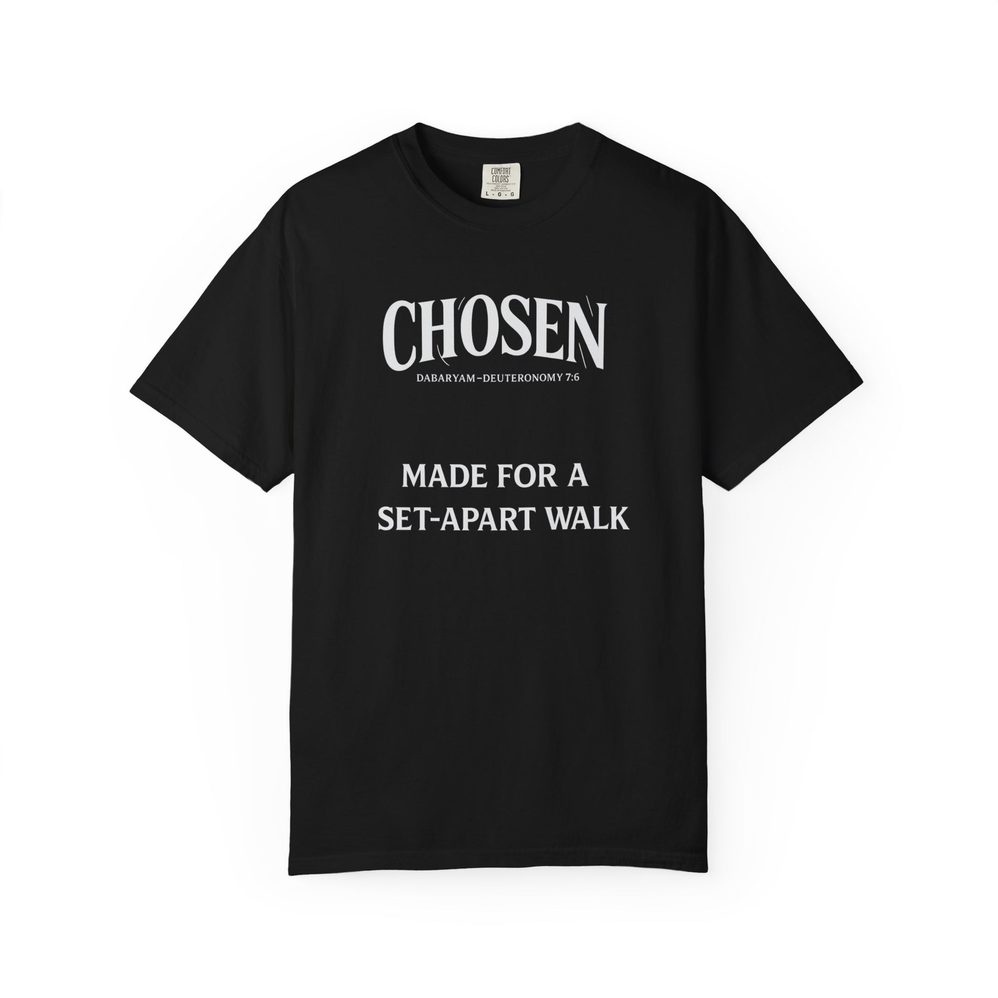 Black truth-based tee for the chosen remnant of Abarya YASHARAL